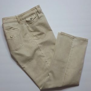 Chico's Platinum Denim Ultimate Fit Jeans Tan